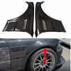 BMW M3 E46 2001-2006 Gloss Real Carbon Fiber Front Vented Fenders Wings