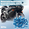 Motorcycle Car Bolts 30pcs Round Cross Head Self-Tapping