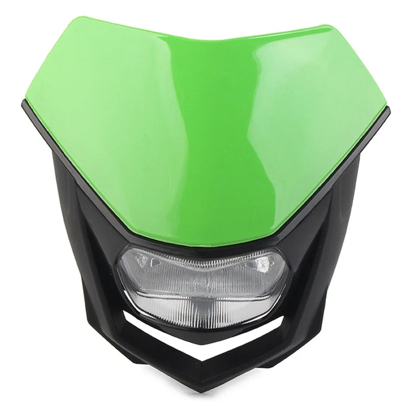 Supermoto & Dirt Bike - Green Universal Headlight Lamp