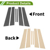 Nissan Altima 6 Pcs Carbon Fiber Pillar Window Trim (2019-2023)
