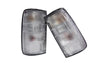 Toyota Hilux MK3 SR5 LN 2 x Clear Tail Light Lens (1989-1997)