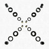 Ford Capri 1.6L Turbo Fuel Injector Service Kit (SA-SC)