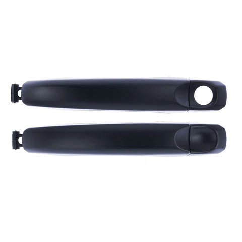 Volkswagen Amarok 2 x Door Handle Outer Black Front Left+Right (2010–2020)