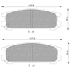 Subaru Impreza Rear Disc Brake Pad Set (1993-1997)