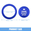Hyundai Sonata (2011-2014) - Aluminum Blue Engine Ignition Button Decal