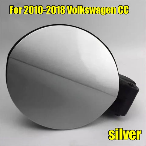 Volkswagen CC Silver Fuel Filler Door Tank Lid Gas Cap Cover (2010–2018)