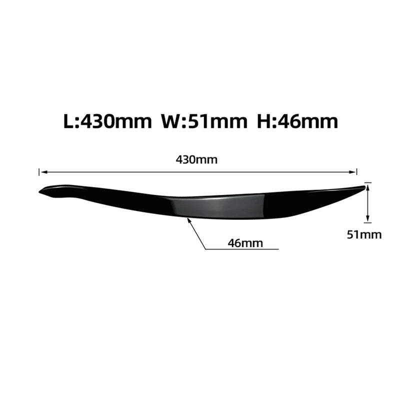 BMW F10 F11 Headlight Eyelid Cover Trim (2015-2017)