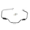 Harley Softail Mustache Engine Guard Crash Bar Footpegs (2000-2017)