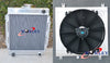 Nissan Datsun 1200 B110 120Y Aluminum Radiator, Shroud & Fan (1970-1976)