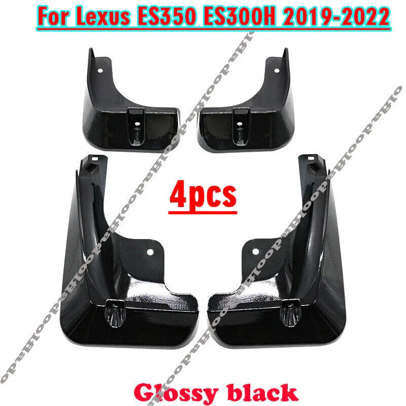 Lexus ES350 ES300H Mud Flaps Splash Guards Fender 4x (2019–2022)