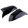 BMW 5 Series F10 F11 F18 Gloss Black Side Mirror Cover Caps 2 x (2014-2018)