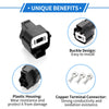 Hyundai - 1 Set 3 Pin Radiator Cooling Fan Connector Plug