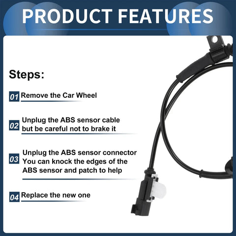 Ford Ranger 4WD ABS Wheel Speed Sensor (2011-2019)