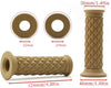 Grey Black Motorcycle Motocross Dirtbike Rubber Hand Grips (AU)