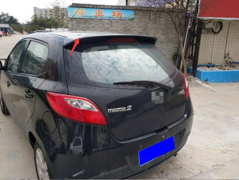 Mazda 2 M2 5dr HB Gloss Black Boot Spoiler Wing ABS (2008-2014)