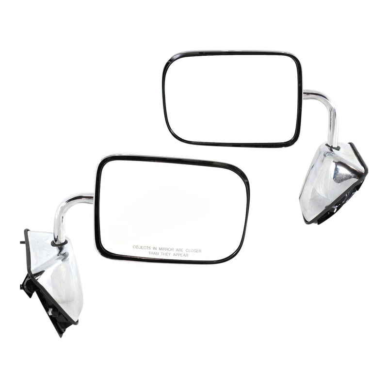 Set Of 2 Mirror Power For 1988-1993 Dodge D250 Left And