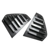 VW Golf 8 MK8 (2020-2022) 2 x Rear Window Side Vent Shutter Louver Cover Trim