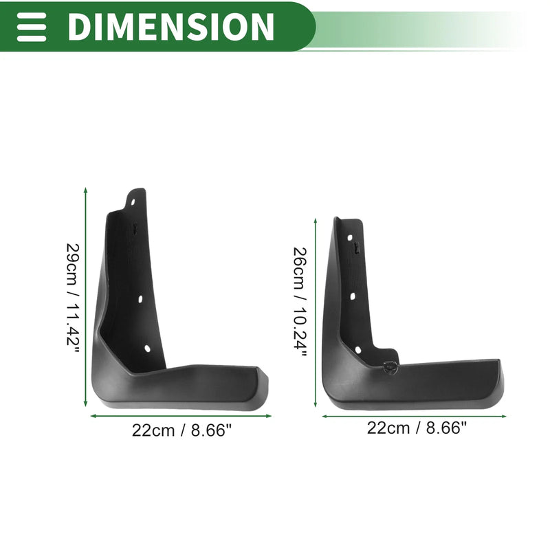 Lexus GS Mud Flaps Splash Guards 1 Set (2012-2022)