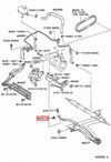 LandCruiser 105 Series HZJ FZJ Power Steering Hose Banjo