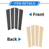 Porsche Panamera Carbon Fiber 4 Pcs Door Pillar Window Trim (2010-2023)