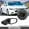 Chevrolet Malibu Hybrid Right Side Exterior Door Mirror Assembly Black
