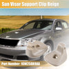 Dodge Chrysler 2 x Beige Sun Visor Support Clip Retainers