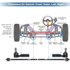 Ford Escape 4pcs Tie Rod End Links (2009-2012)