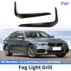 BMW 5-Series Front Left/Right Bumper Fog Light Covers