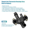 Land Rover LR3, Range Rover Engine Coolant Thermostat Housing (2005-2009)
