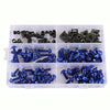 F3 177 Pcs M5/M6 Fairing Screws Blue Bolts Trim