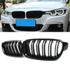 BMW F30 320i 328i Kidney Grills & Carbon Fiber Mirror Caps (2012-2018)