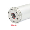 Universal Motorcycle Tail Exhaust Pipe / 280mmx60mm / Muffler Silver Tone