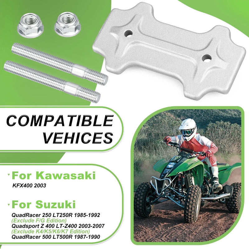 Suzuki QuadRacer LT250R Plate Chain Adjuster And Bolt Nut 2x4 (1985–1992)