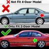 BMW E36 Turn Signal Light Parking Lamp Lens Covers (1990–1999)