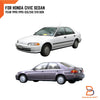 Honda Civic Sedan Rear Window Weatherstrip Seal (1992-1995)