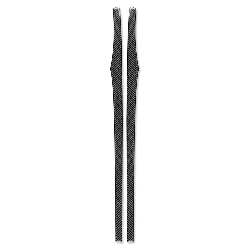 Real Carbon Fiber Interior Door Panel Strip Cover Trim Fit Porsche 718 2016-2023