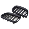 BMW E92 E93 328i 335i 3-Series Black L+R Front Kidney Grille (2007-2010)