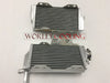 Honda CR250 CR250R Aluminum Radiator + Blue Y Silicone Hose (2005-2007)