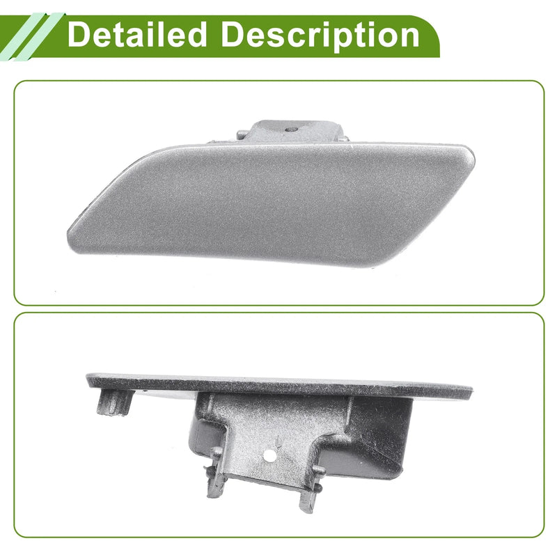 Porsche Panamera Silver Tone Left Washer Nozzle Cover Cap