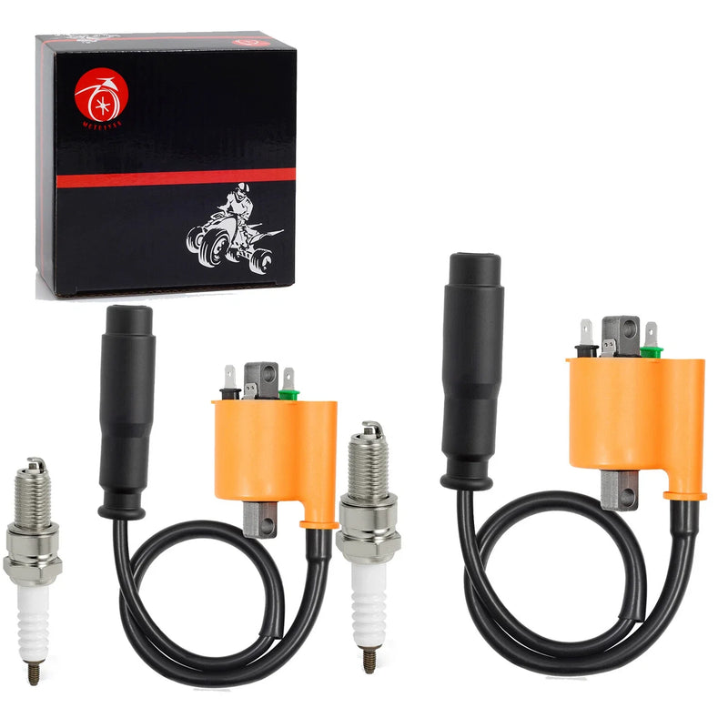 Kawasaki Teryx 750 800 2 x Ignition Coil Spark Plug (2009-2022)