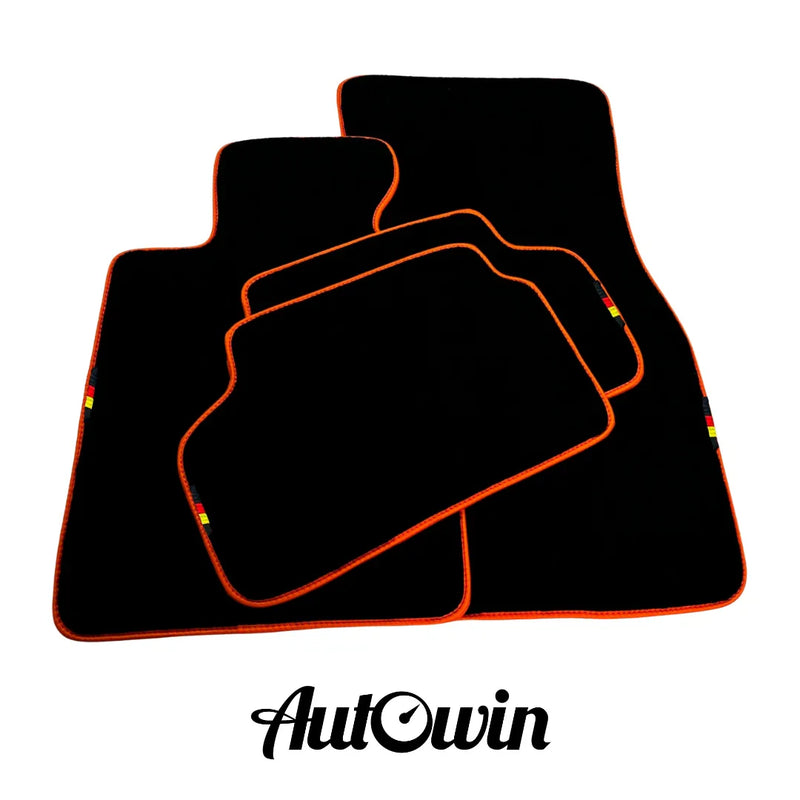 BMW 3 Series E36 Convertible Black Floor Mats (1993-2000)