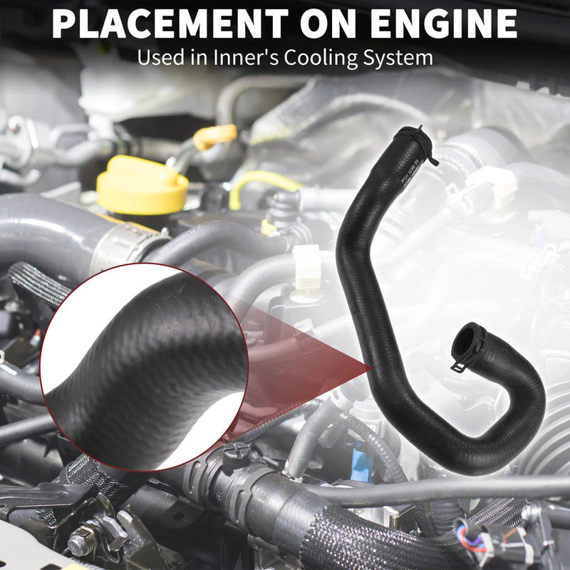 Ford C-Max 1.8 2.0 2004-2010 (3M5H8286DH) - Black Radiator Coolant Hose
