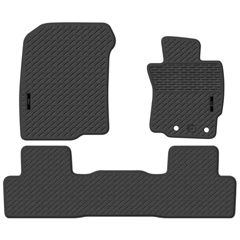 Toyota Hilux GUN136 Full Set / Custom Fit Moulded Rubber Floor Mats (2015–2020)