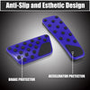 Dodge Charger Pedal Cover Set Blue (2009 - 2019)