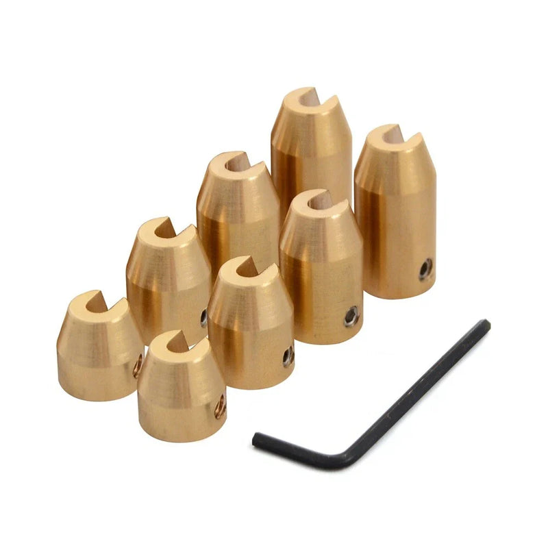 Harley, KTM, Suzuki, BMW 8X Brass Wheel Spoke Balance Weights Kit