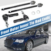 Dodge Challenger Charger 4 x Front Inner Outer Tie Rod End Links