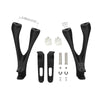 Honda CBR1000RR Black Rear Passenger Footrests Footpeg Bracket (2017-2025)