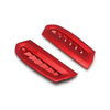 Toyota Camry Interior ABS Red Side Air Vent Outlet Covers (2018-2024)