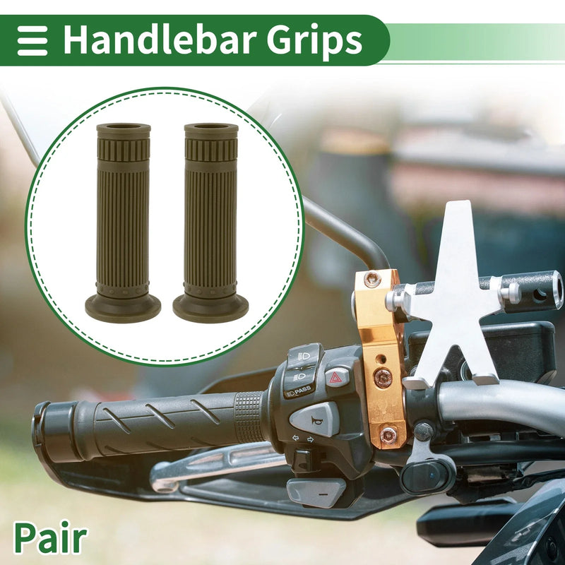 Make Model 7/8" 22mm Motorcycle Hand Grips Cover TPU Green