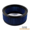 Harley Softail, Touring, Breakout 6" Round Blue Air Filter Cleaner (2012-2023)